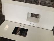 Künstliche Quarz-Badezimmer-Eitelkeit übersteigt freundliches zuverlässiges Material Eco