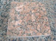 Natur-Granit-Stein deckt Poliervollenden-feste rote Oberflächenfarbe mit Ziegeln