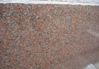 Natur-Granit-Stein deckt Poliervollenden-feste rote Oberflächenfarbe mit Ziegeln