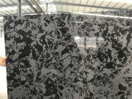 3000 x 1400mm schwarze Quarz-Platte, hohe Härte-feste Quarz-Insel-Platte