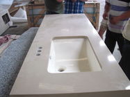 Berufsbadezimmer-Eitelkeit Countertops-Quarz-Granit-Rohstoff