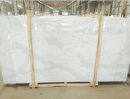 Quarz-Badezimmer Standardcountertops-konkrete weiße Farbe QS 5131 weiße