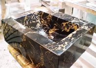 Goldschwarze Portoro-Marmor-Platte, Marmorplatte für Küche/Bad Worktop