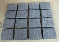 Schwarze basale Kopfstein-Pflasterklinker, gestalten schwarze Granit-Pflastersteine landschaftlich