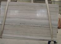 Weiße hölzerne Ader graue Marmorsteinstärke-große Platte countertops-2cm