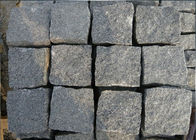 Natürliches Spalten-Schwarz-Pflastersteine im Freien, Granit-graue schwarze Pflastersteine