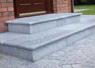 Hellgraue weiße Granit-Platten-Schritte, Granit-Steinplatten für Schritte im Freien