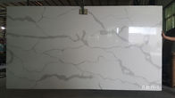 Weißer Quarz feste Steincountertops für Küchen-2,5 Schüttdichte G/Cm3