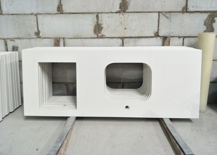 Quarz-Stein Countertops der polierten Oberfläche für Innenküche