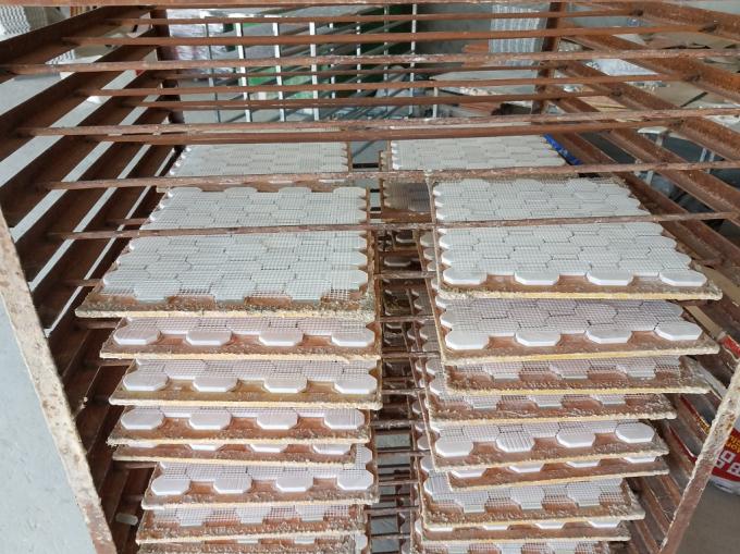 Naturstein-Korbgeflecht-Fliese, weiße graue Steinmosaik-Polierfliesen