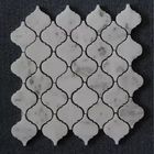 Weißer schwarzer Penny-graue Mosaikfußboden-Fliesen, verschiedene Muster-Steinziegelstein-Mosaik-Fliesen