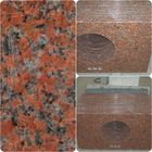 Ahorn-übersteigt rote Granit-Arbeit feste hohe Polieroberflächenhärte/Dichte