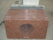 Ahorn-übersteigt rote Granit-Arbeit feste hohe Polieroberflächenhärte/Dichte