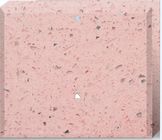Rosa Kristall ausgeführte Quarz-Fliese, feste Polierquarz-Küche Countertops