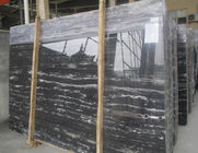 Portoro schwärzen Marmorplatte, feste Oberflächenmarmorblätter für Wände/Boden