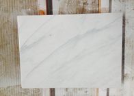 Weiße/beige Marmorbadezimmer-Eitelkeit Countertops polierten feste Oberfläche