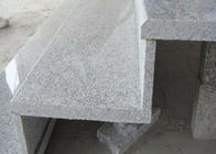 Hellgraue weiße Granit-Platten-Schritte, Granit-Steinplatten für Schritte im Freien
