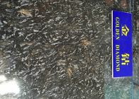 Schwarzes Goldpoliergranit-Fliesen, Granit Countertop-Platten mit hoher Dichte