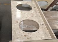 Künstliche beige Quarz-Stein-Platten für Küche Countertop