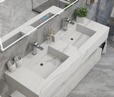 Bianco Carrara Engineering Stone Bathroom-Eitelkeit Countertops