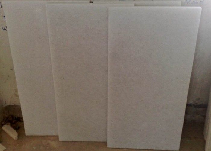 Boden-natürliche Marmorfliesen-weiße Kristallfarbhartes Marmormaterial