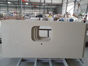 93% Quarz-Sand feste Steincountertops mit abgeschrägtem Rand