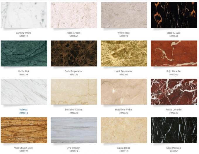 Golden/Brown/Graues/weißes/Beige/Schwarzes/Gelb/Bianco Cararra/billiger Marmor Chinas für den Fußboden/Fliese/Bedeckung/Wand/Platte